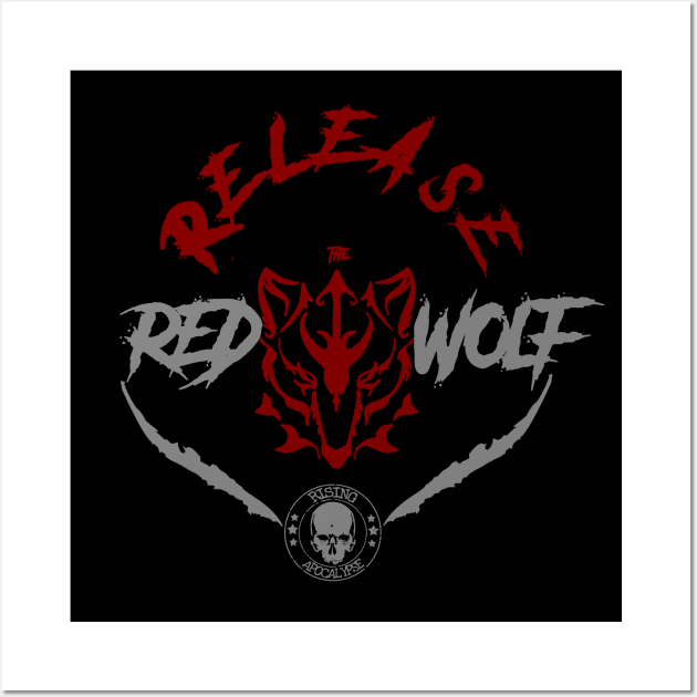 Dean Walker "Release The Red Wolf" Wall Art by DWOfficial